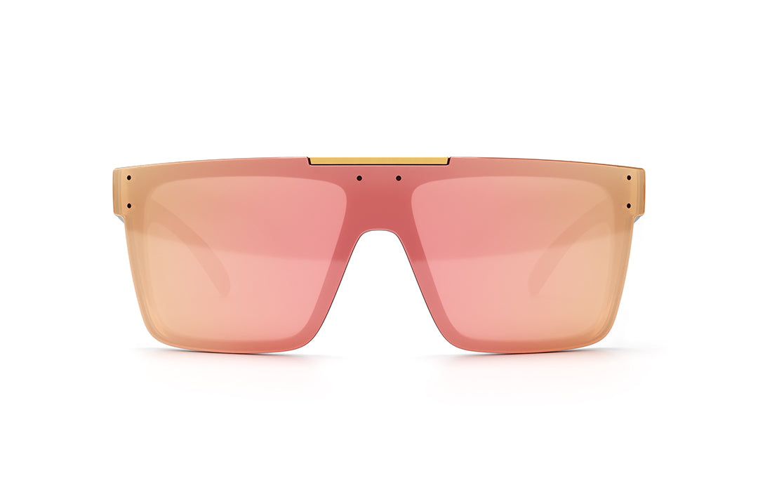Quatro Sunglasses: Rose Gold