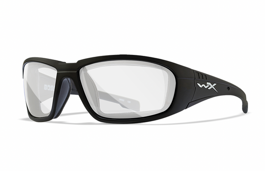 WX Boss Matte Black Frame Clear Lens