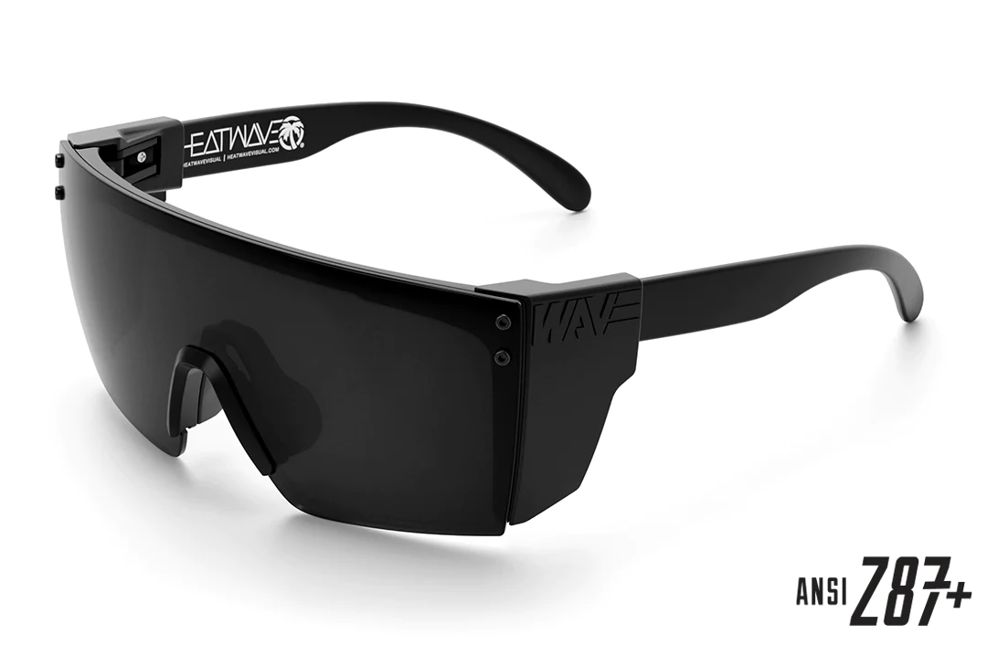 Lazer Face Sunglasses: Black Z.87
