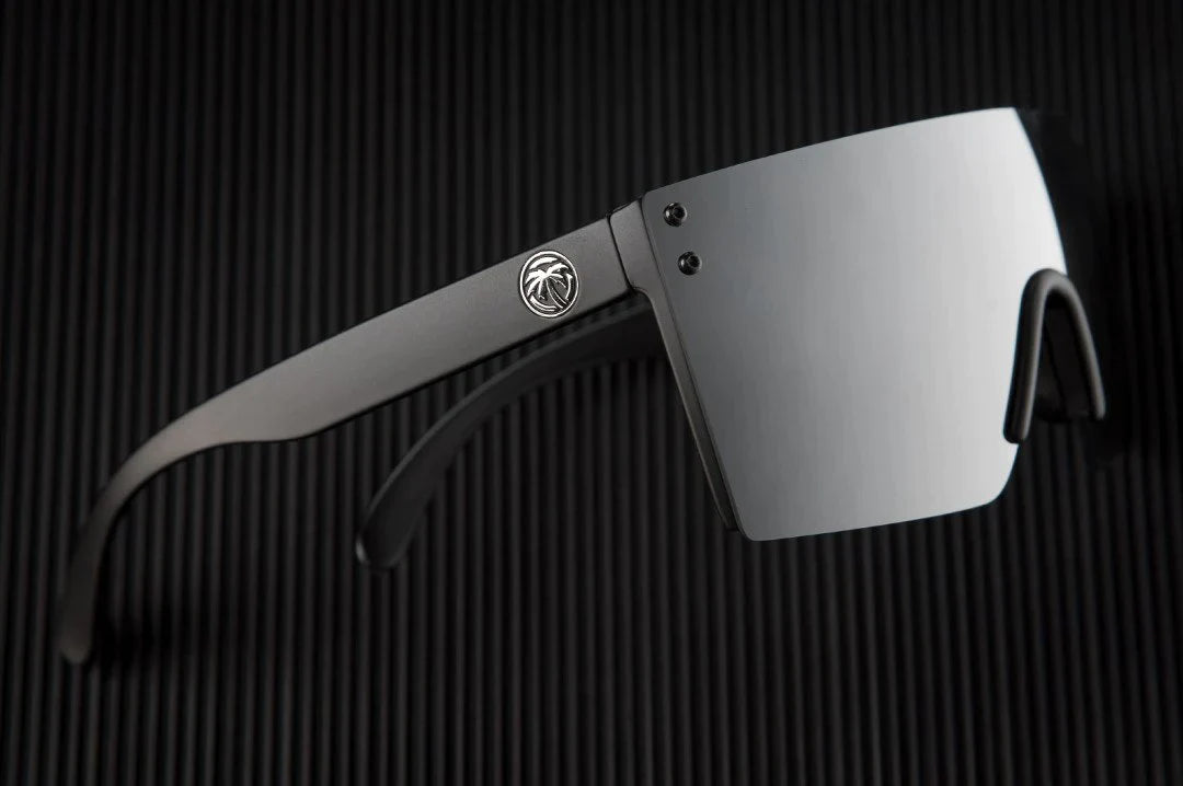 Lazer Face Sunglasses: Silver Z.87